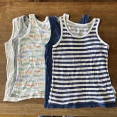 ユニクロ　肌着　タンクトップ　コットンメッシュ　5枚100のサムネイル