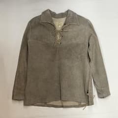 レザー スエード 編み上げ プルオーバー 古着 vintage ヴィンテージのサムネイル