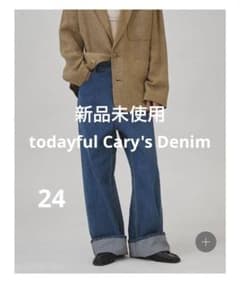 【値下】todayful Cary's Denim 24 BLU 新品未使用のサムネイル