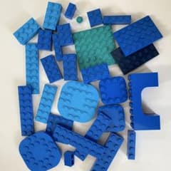 LEGO レゴ ブロック 青系パーツ まとめ売りのサムネイル