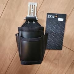 EXIT 合成皮革ポーチ 黒のサムネイル