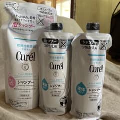 Curél 泡シャンプー 450ml 1個& 液体シャンプー 400ml 2個のサムネイル
