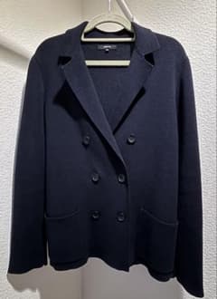 COMME CA ISM ネイビー ダブル ジャケットのサムネイル