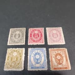 銭単位切手 (激レア) 1883年~92年 新小判切手 6種 - メルカリ