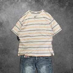 archive Weathercock border tee LL y2kのサムネイル