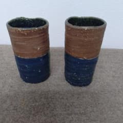 キムホノ作 陶器 タンブラー 2個セット - メルカリ