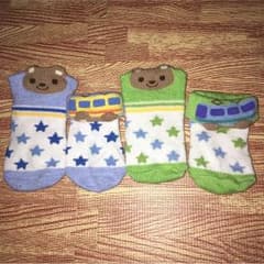 マザウェイズ 靴下色違い2足セットのサムネイル