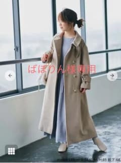 【2021.今季新作】コヒナ　COHINA スタンダードウールコートのサムネイル