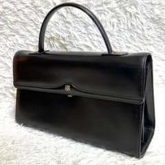 外観美品】GIVENCHY ハンドバッグ レザー 4Gロゴ フォーマル 黒 - メルカリ
