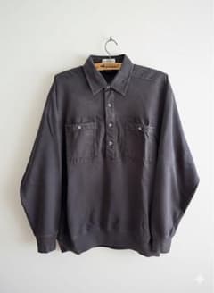 XL 90s Norm Thompson 墨黒 ハーフボタン プルオーバー - メルカリ