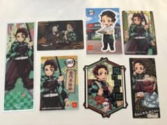 鬼滅の刃 シール ステッカー カード 3ページ まとめ売りのサムネイル