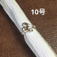 シルバーリング　10号　レトロ　昭和　まとめ買い大歓迎のサムネイル