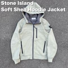 真贋不明】Stone Island ソフトシェル フードジャケット - メルカリ