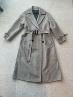 WEEKEND MaxMara チェック柄ロングコートのサムネイル