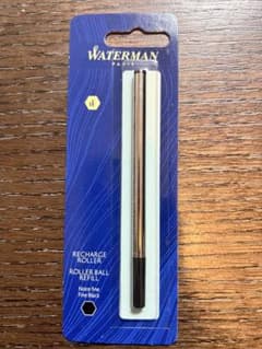 ウォーターマン　ローラーボール（水性ボールペン） 替芯 ブラックF（0.7mm）のサムネイル