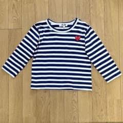 PLAY COMME des GARÇONS ボーダー長袖カットソー　キッズのサムネイル