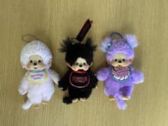 Monchhichi キーチェーン 3体セットのサムネイル
