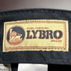Nigel Cabourn LYBRO キャップ ブラック コットン 日本生地のサムネイル