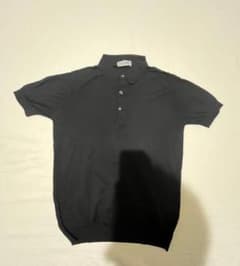 JOHN SMEDLEY 30G ニットポロシャツ 黒 Sサイズ - メルカリ