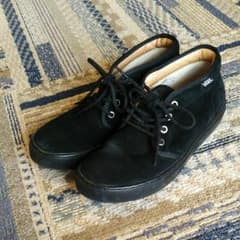vans☆バンズ☆チャッカ☆スエード☆黒☆25のサムネイル