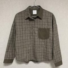 【値下げ】アメリヴィンテージ　Ameri CHECK SHIRT JACKETのサムネイル