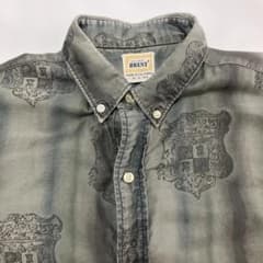 60s BRENT 半袖シャツ ボタンダウン 3点留め usa製 ヴィンテージ 