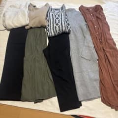여성 의류 의상 대량 판매, 라지 사이즈, 12피스, 성인용 루즈 엔드, 내추럴