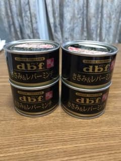 d.b.f ささみ&レバーミンチ缶詰4個セットのサムネイル