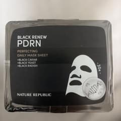 ネイチャーリパブリック ブラックPDRN デイリーシートマスク30枚入りのサムネイル
