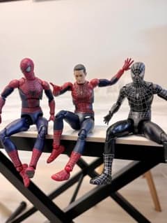 スパイダーマン フィギュア カスタムセット mafex マーベルレジェンド