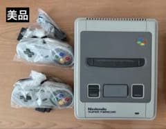 【美品】スーパーファミコン本体・コントローラー2個 セットのサムネイル