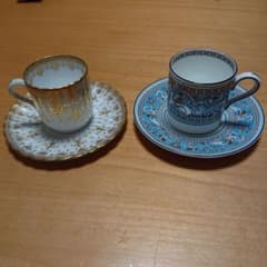 ウェッジウッドのカップとspodeのカップのサムネイル
