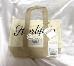 herlipto ミニトートバッグ ホワイト 新宿ルミネ限定 - メルカリ