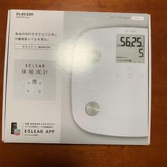 エレコム エクリア 体重・体組成計50g単位測定 ホワイトHCS-FS01XWHのサムネイル