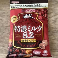 UHA味覚糖 特濃ミルク8.2 あずきミルク