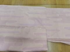 ベージュピンク色　着物　大島紬のサムネイル