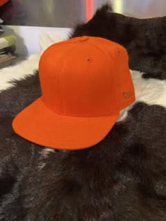 【JB.K様専用】New Era キャップ プリズン オレンジ 無地のサムネイル