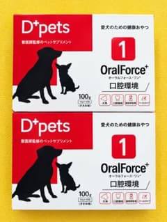 D+pets OralForce+ 犬用サプリメント 2箱セット - メルカリ