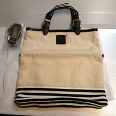 TORY BURCHキャンバス×レザー 3WAYバッグのサムネイル