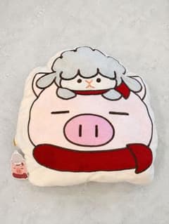 値下げ中※ぶたた ブランケットインクッション 仲良しのサムネイル