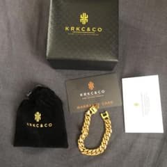 Krkc&co 18kメッキ喜平ブレスレットセットのサムネイル