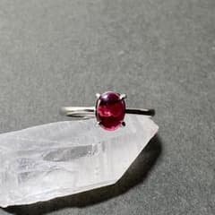 【呪宝】座敷童子様の住まう蔵にて秘蔵されていた指輪　3点おまとめ商品　くー 霊石ピンクガーネット/座敷童子様宿る呪物指輪『霊石お守りリング13号