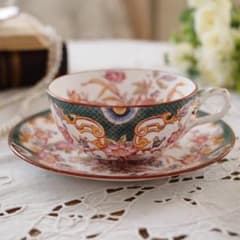 美品フランスアンティーク サルグミンヌミントン215 カップソーサー F3  