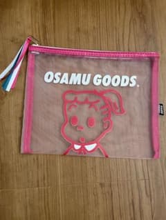 OSAMU GOODS メッシュポーチ ピンクのサムネイル