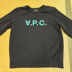 【美品】A.P.C. アーペーセー コットン クルーネック スウェットのサムネイル