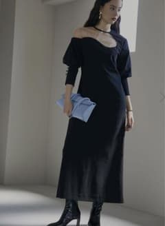 LAKE CURVE TRICOT RIB DRESSのサムネイル