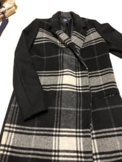 GAP チェスターコート　チェックのサムネイル