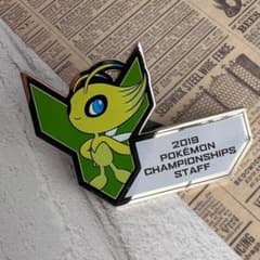 海外希少品 】 セレビィ ピンバッジ オセアニア 大会 スタッフ限定