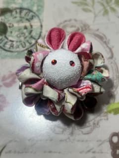 摘み細工 うさぎ クリップのサムネイル