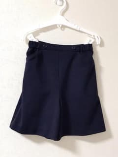 マムエモア　お受験　女の子用　キュロット（紺）130のサムネイル